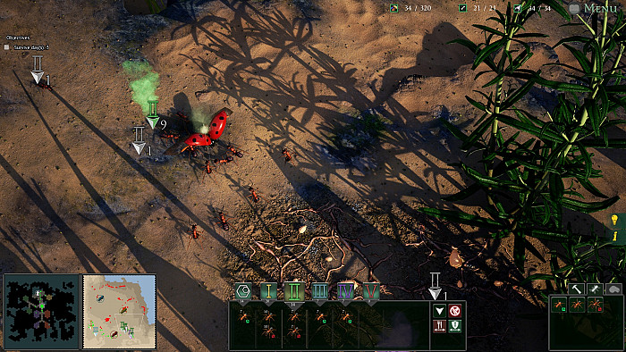 Скриншот из игры Empires of the Undergrowth