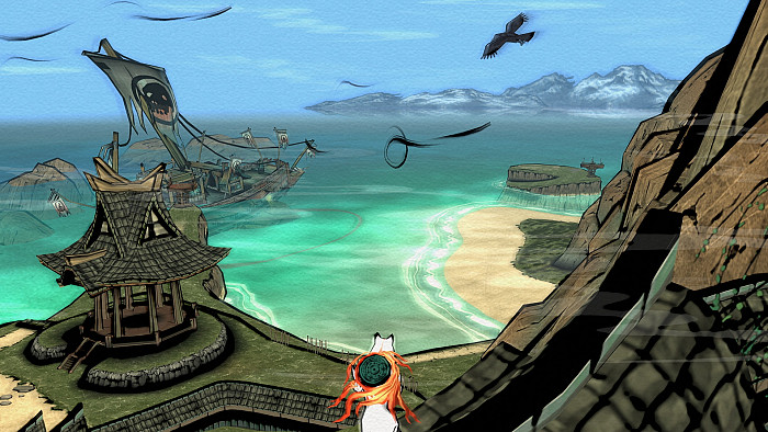 Скриншот из игры Okami HD