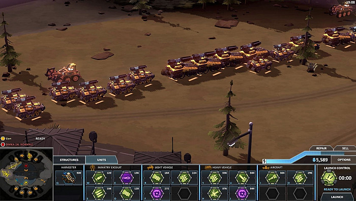 Скриншот из игры Forged Battalion