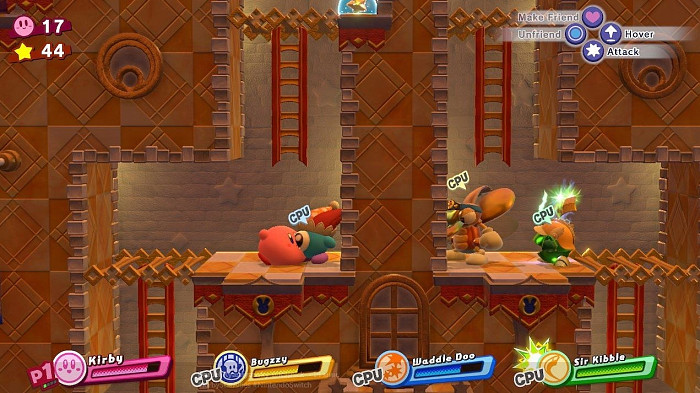 Скриншот из игры Kirby Star Allies