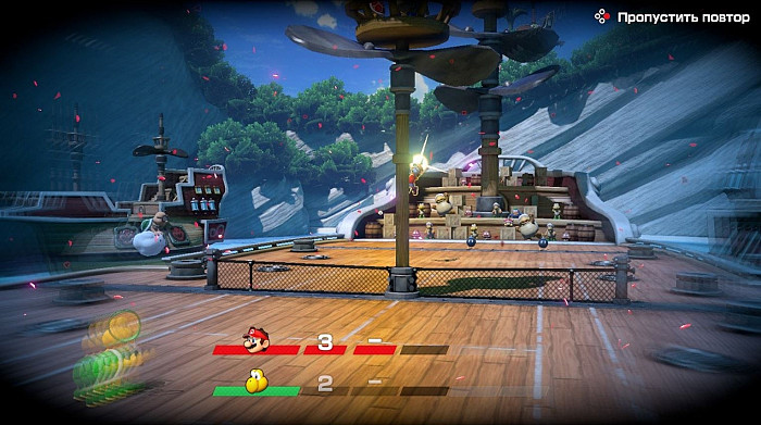 Скриншот из игры Mario Tennis Aces