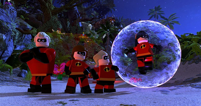 Скриншот из игры LEGO The Incredibles