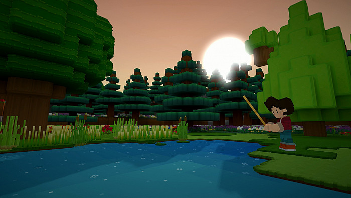 Скриншот из игры Staxel
