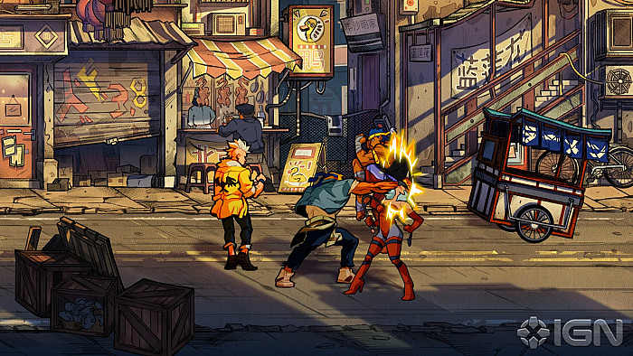 Скриншот из игры Streets of Rage 4