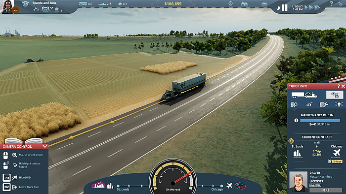 Скриншот из игры TransRoad: USA