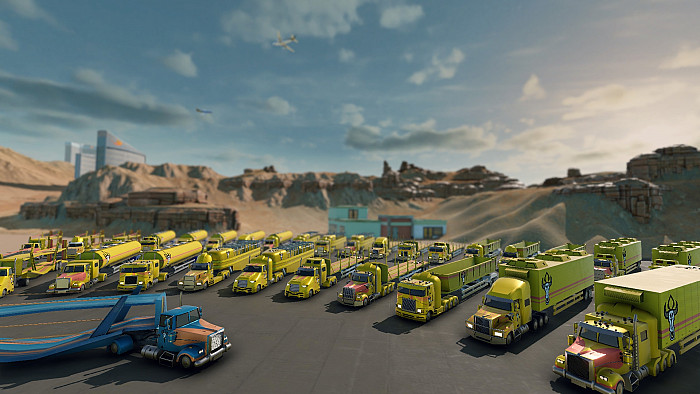 Скриншот из игры TransRoad: USA