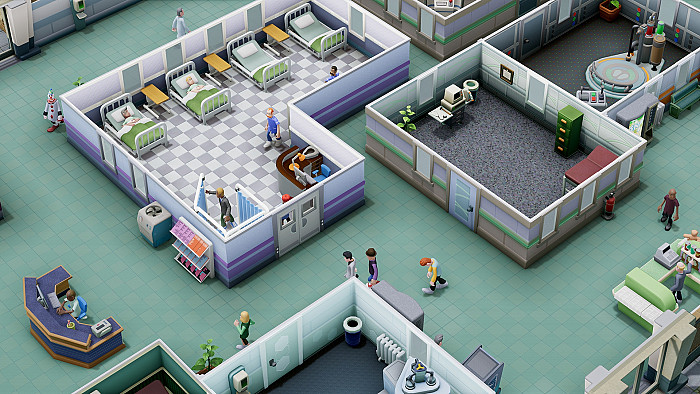 Скриншот из игры Two Point Hospital
