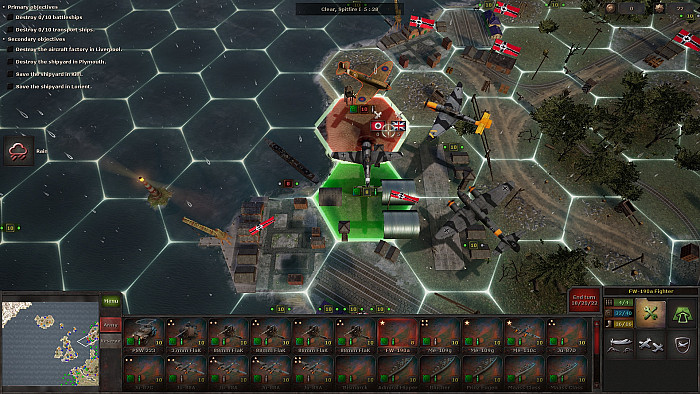 Скриншот из игры Panzer Strategy