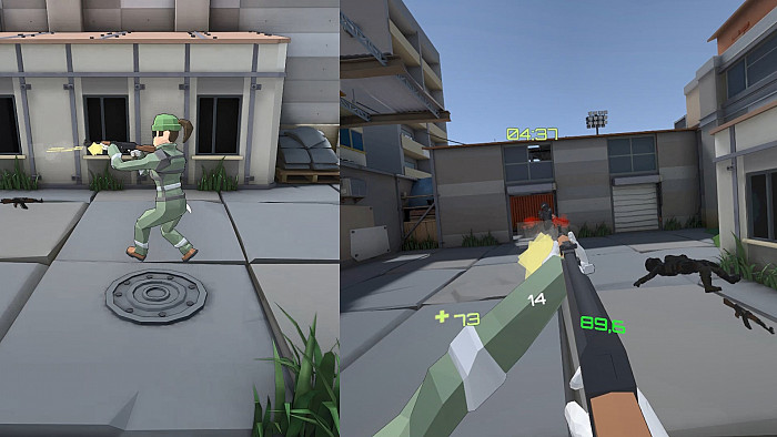 Скриншот из игры Headshot VR