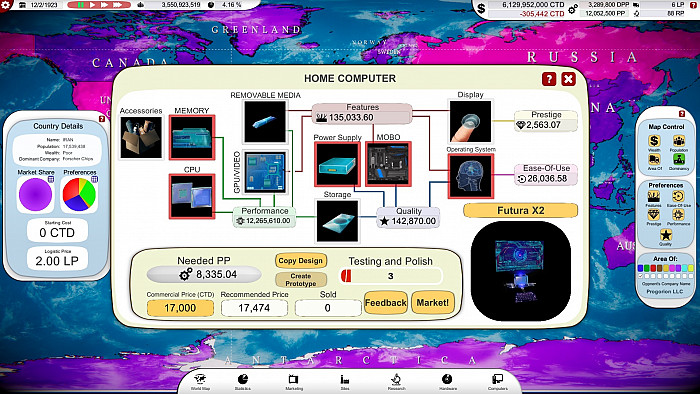 Скриншот из игры Computer Tycoon