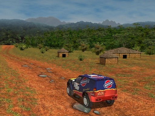 Скриншот из игры Paris-Dakar Rally