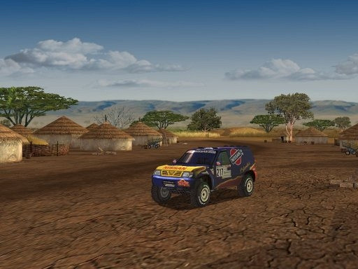 Скриншот из игры Paris-Dakar Rally