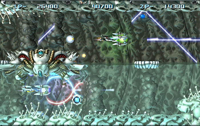 Скриншот из игры R-Type Dimensions EX