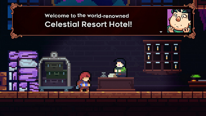 Скриншот из игры Celeste