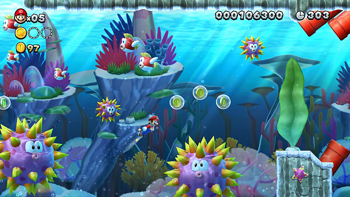 Скриншот из игры New Super Mario Bros. U Deluxe