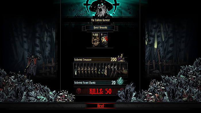 Скриншот из игры Darkest Dungeon: The Color of Madness