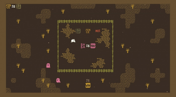 Скриншот из игры Baba Is You
