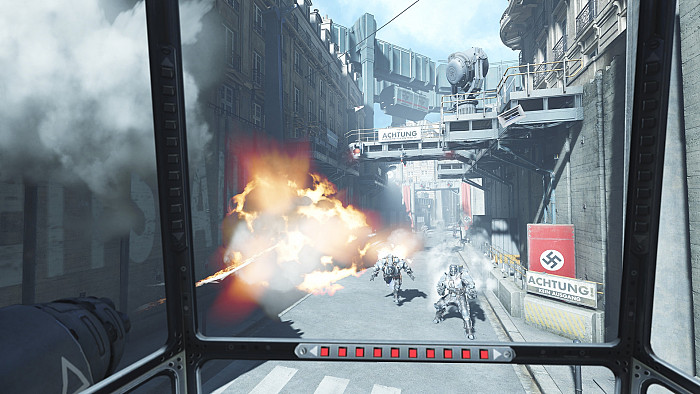 Скриншот из игры Wolfenstein: Cyberpilot