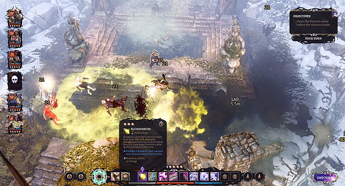 Скриншот из игры Divinity: Fallen Heroes