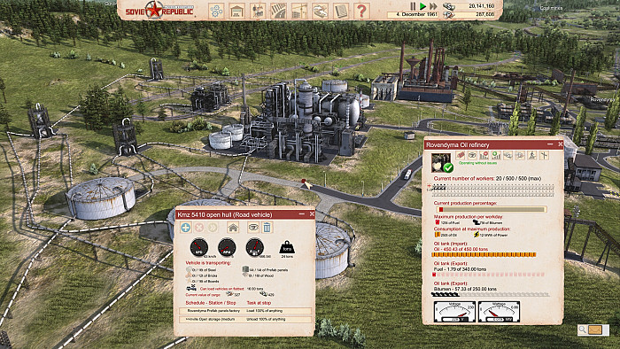 Скриншот из игры Workers & Resources: Soviet Republic