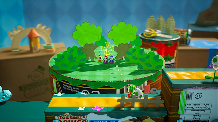 Скриншот из игры Yoshi's Crafted World