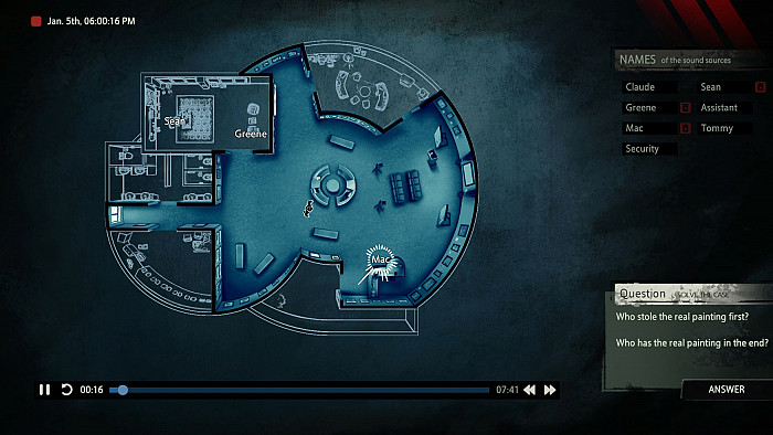 Скриншот из игры Unheard