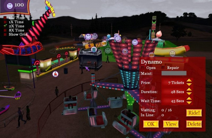 Скриншот из игры Ride! Carnival Tycoon