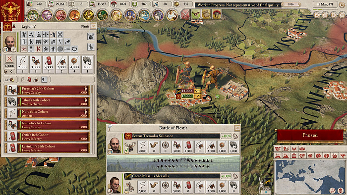 Скриншот из игры Imperator: Rome