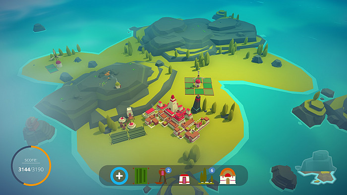 Скриншот из игры ISLANDERS