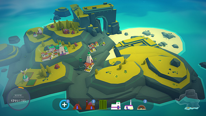 Скриншот из игры ISLANDERS