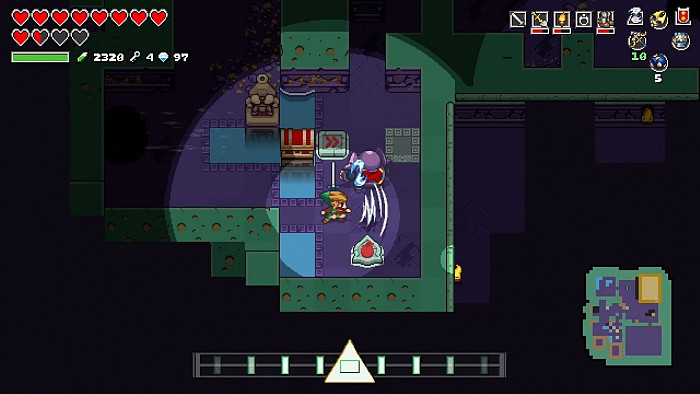 Скриншот из игры Cadence of Hyrule: Crypt of the NecroDancer featuring The Legend of Zelda