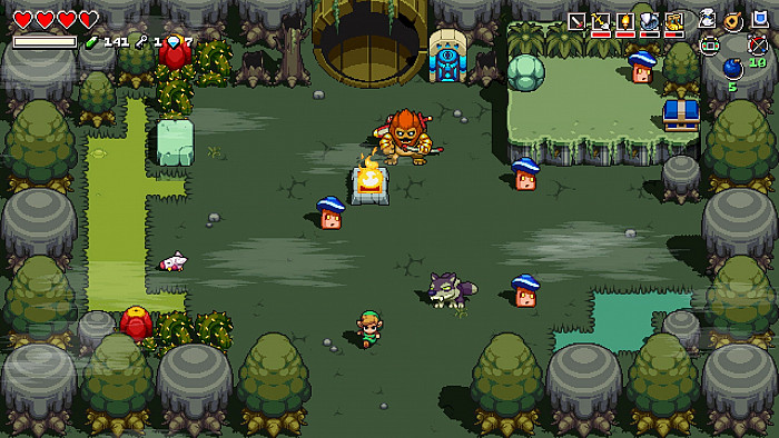 Скриншот из игры Cadence of Hyrule: Crypt of the NecroDancer featuring The Legend of Zelda