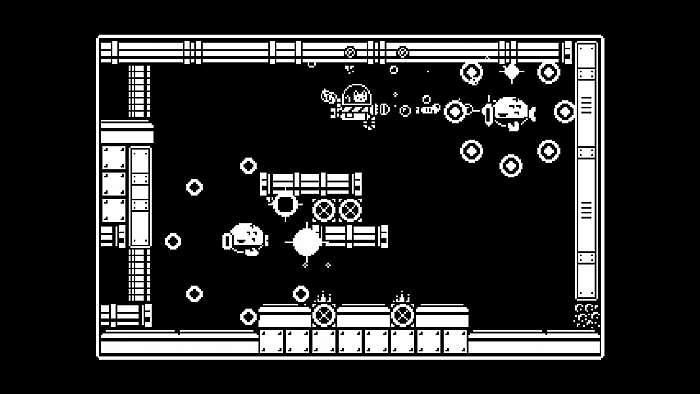 Скриншот из игры Gato Roboto