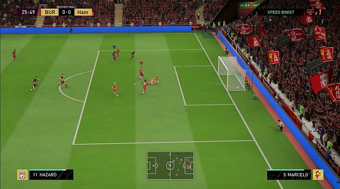 Скриншот из игры FIFA 20