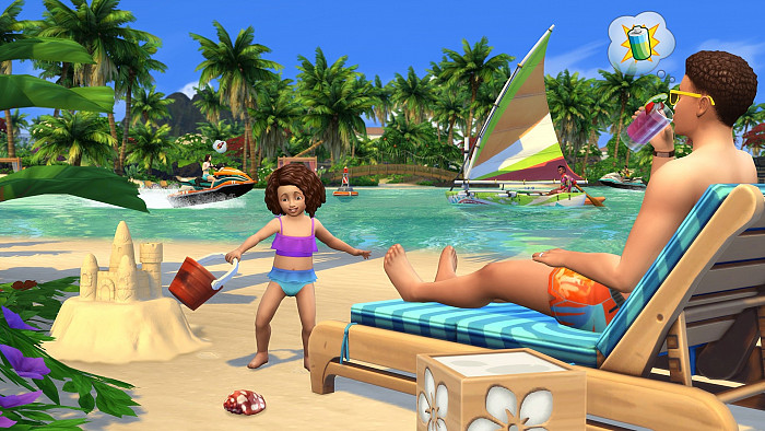 Скриншот из игры Sims 4: Island Living, The