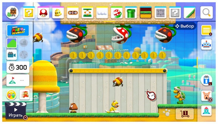 Скриншот из игры Super Mario Maker 2
