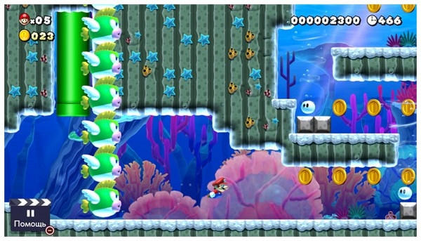 Скриншот из игры Super Mario Maker 2