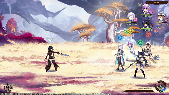 Скриншот из игры Super Neptunia RPG