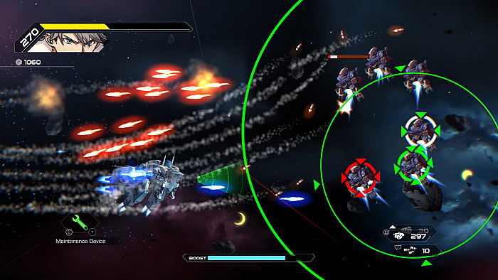 Скриншот из игры Hardcore Mecha