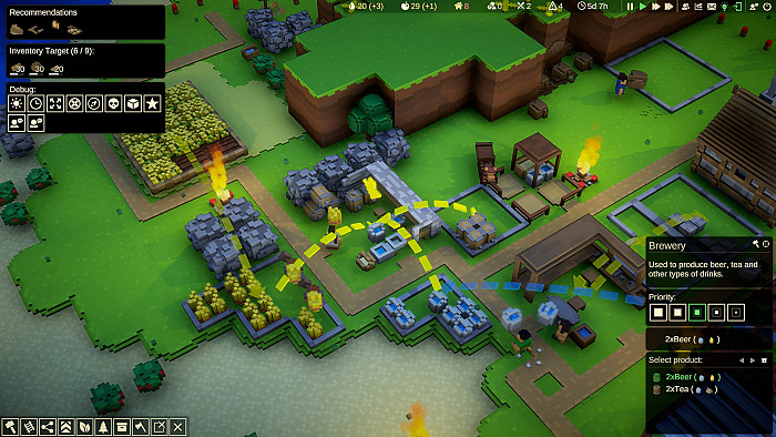 Скриншот из игры Kubifaktorium