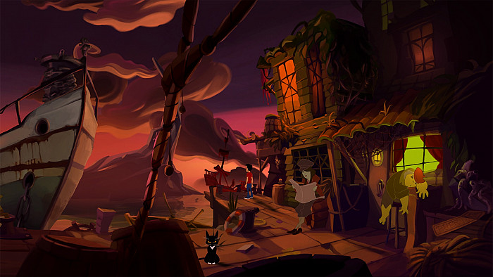Скриншот из игры Gibbous: A Cthulhu Adventure