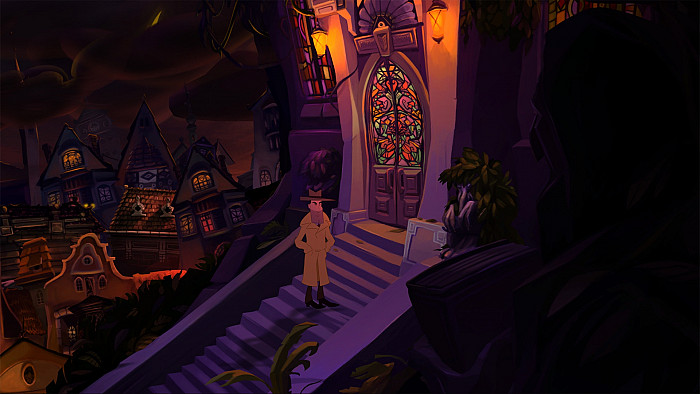 Скриншот из игры Gibbous: A Cthulhu Adventure