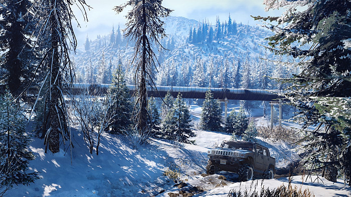 Скриншот из игры SnowRunner