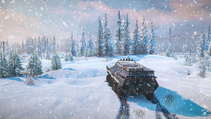 Скриншот из игры SnowRunner