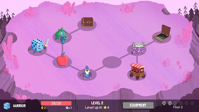 Скриншот из игры Dicey Dungeons