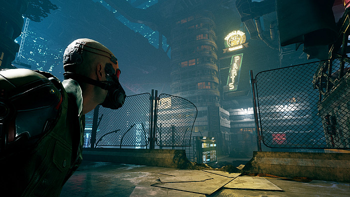 Скриншот из игры Ghostrunner
