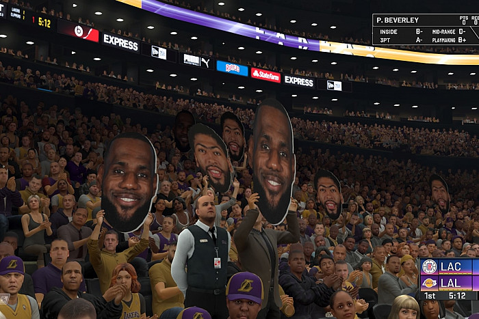 Скриншот из игры NBA 2K20