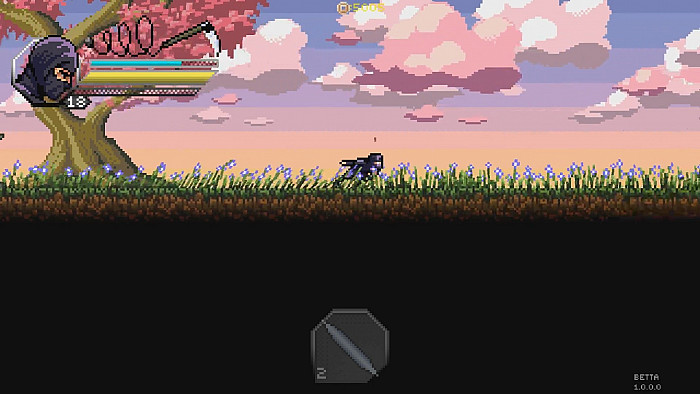 Скриншот из игры Pixel Shinobi Nine demons of Mamoru
