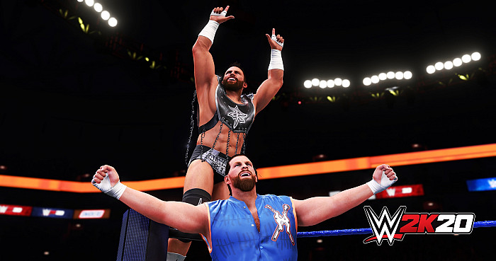 Скриншот из игры WWE 2K20