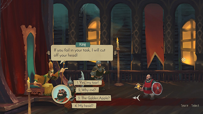 Скриншот из игры Yaga